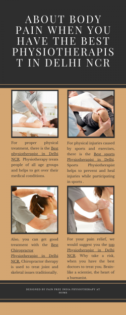 About body pain when you have the best Physiotherapist in Delhi NCR