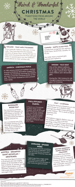 Weird & Wonderful Christmas Traditions From Around The World…