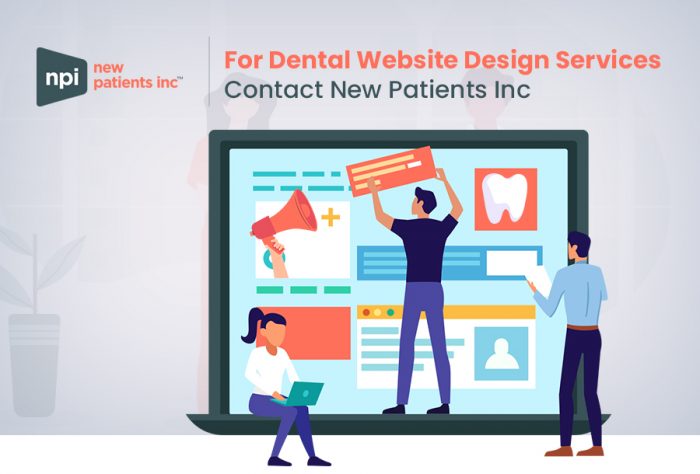 For Dental Website Design Services Contact New Patients Inc