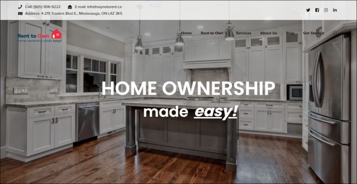 Home Rent to Own Toronto