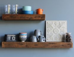 Thick Rustic Wood Shelves