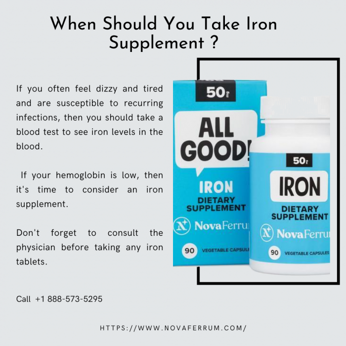Do You Know When Should You Take Iron Supplement?