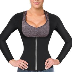 Women Sauna Suit Waist Trainer Neoprene Shirt For Sport Hot Body Shaper Top – Nebility