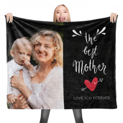 The Best Mother Custom Photo Blanket Blanket For Mom Mother’s Day Blanket Mother’s