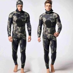 MYLEDI 3MM Men’s 2 Piece Spearfishing Camouflage Wetsuit