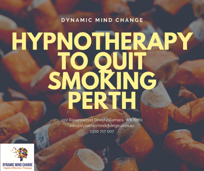 Hypnotherapy to quit smoking Perth
