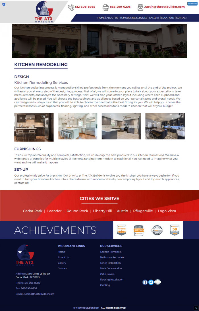 Kitchen remodeling cedar park tx
