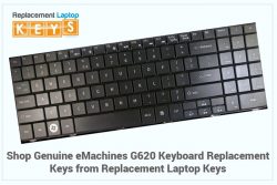Shop Genuine eMachines G620 Keyboard Replacement Keys from Replacement Laptop Keys