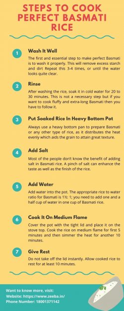 Steps To Cook Perfect Basmati Rice
