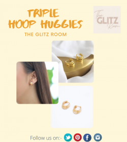 Triple Hoop Huggies | The Glitz Room