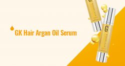 GK Hair Serum – Argan Oil Infused Elixir for Shiny Hair