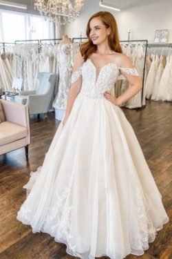 Moderne Hochzeitskleid A Linie | Brautkleider Günstig Online
