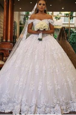 Luxus Brautkleider mit Spitze | Prinzessin Hochzeitskleider Günstig