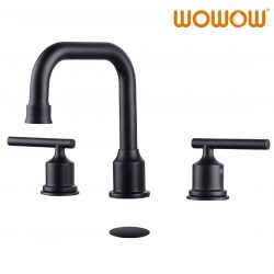 Best quality black widespread bathroom faucet at reasonable price – WOWOW FAUCET