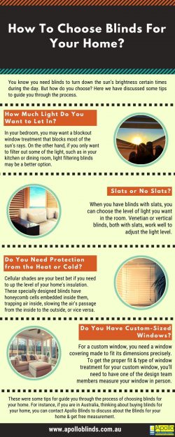 How To Choose Blinds For Your Home?