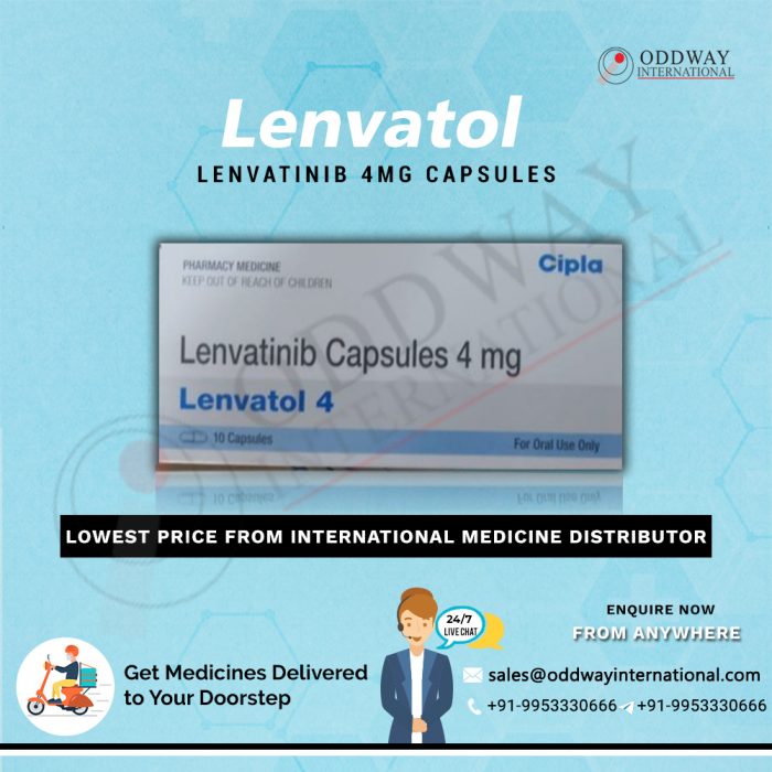 Wholesaler Of Lenvatol 4mg Lenvatinib Capsule