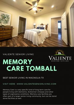 Memory Care Tomball – Valiente Senior Living