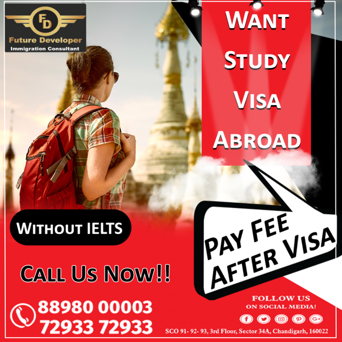 Want To Study & Settle In Abroad. Study in #Canada With IELTS 6/5.5 (in Two Module)