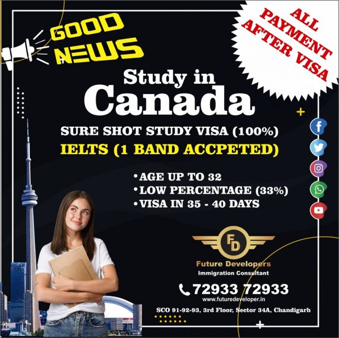 Good News – Study in Canada Study. Sure Short Study Visa (100%)