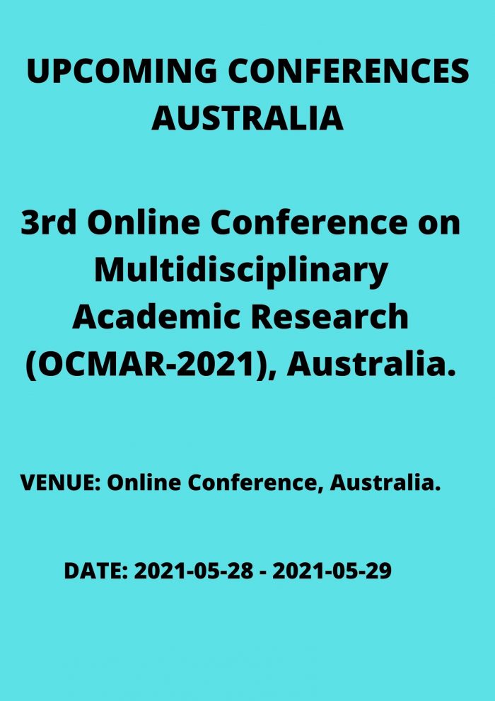 3rd OCMAR-2021), Australia