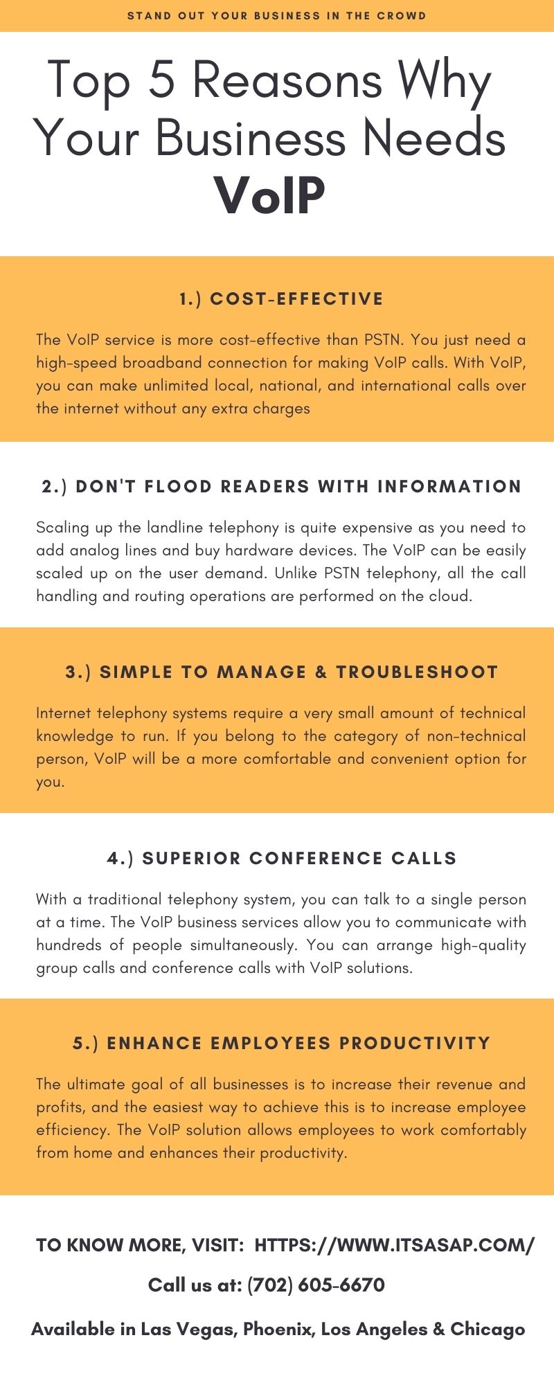 Top 5 Reasons Why Your Business Needs VoIP
