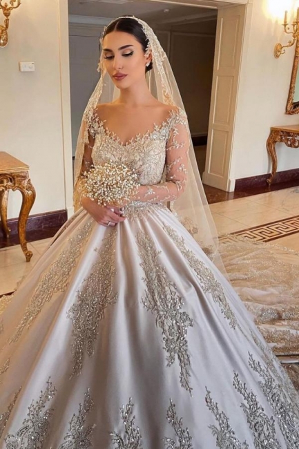 Extravagante Brautkleider Prinzessin | Hochzeitskleider Mit Ärmel