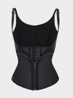 FeelinGirl Latex Waist Cincher Vest | Waist Trainer with Zipper