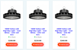 High bay led lights for sale