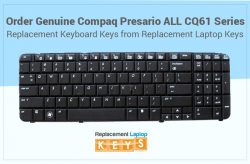 Order Genuine Compaq Presario ALL CQ61 Series Replacement Keyboard Keys from Replacement Laptop Keys