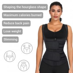 Plus Size Waist Trainer Vest | Double Belt Waist Trainer | FeelinGirl
