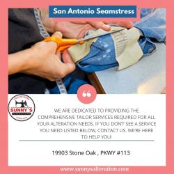 San Antonio Seamstress – Sunny’s Alterations