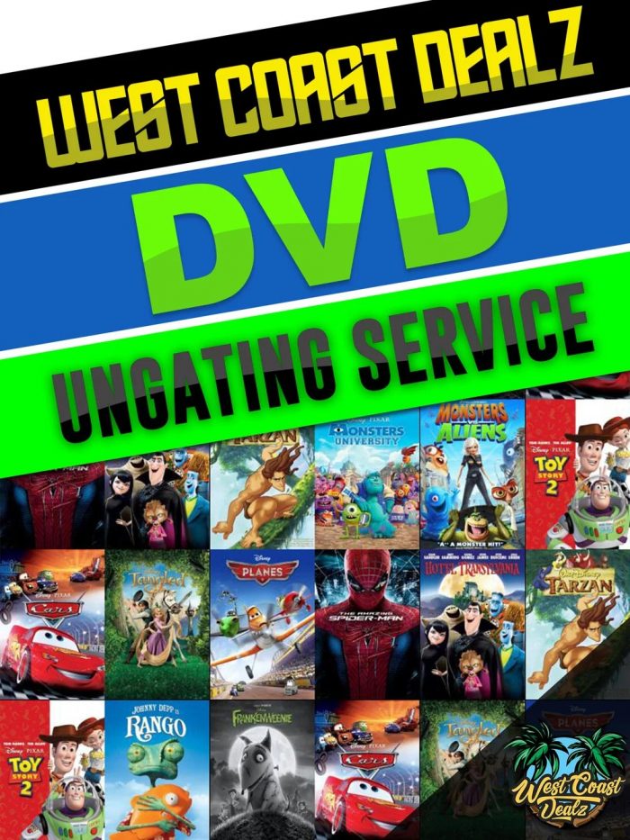 DVD Ungating Service- West Coast Dealz