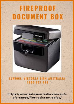 Fireproof Document Box – Safes Australia