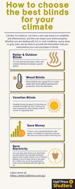 How to choose the best blinds for your climate