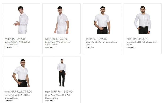 Men’s Linen White Shirts | Ramraj Cotton