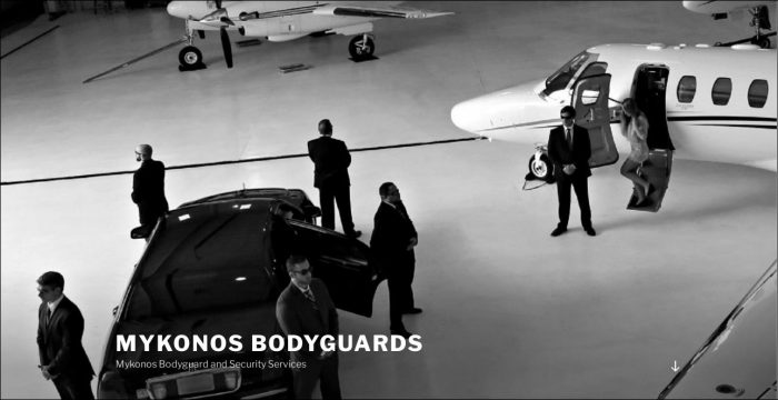 Mykonos bodyguard services