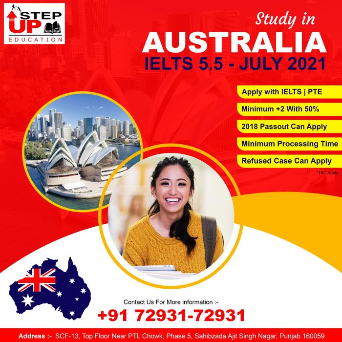 AUSTRALIA Student Visa with IELTS 5.5 Band 2018 Passout