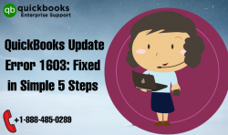 QuickBooks Update Error 1603 : Fixed in Simple 5 Steps