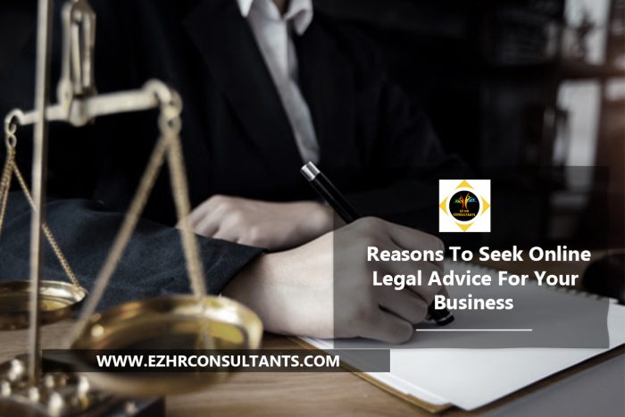 Reasons To Seek Online Legal Advice For Your Business