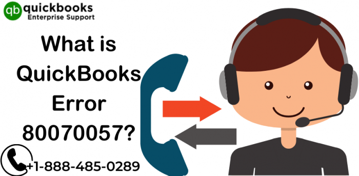 QuickBooks Error 80070057: Fix It Using Some Easy Steps