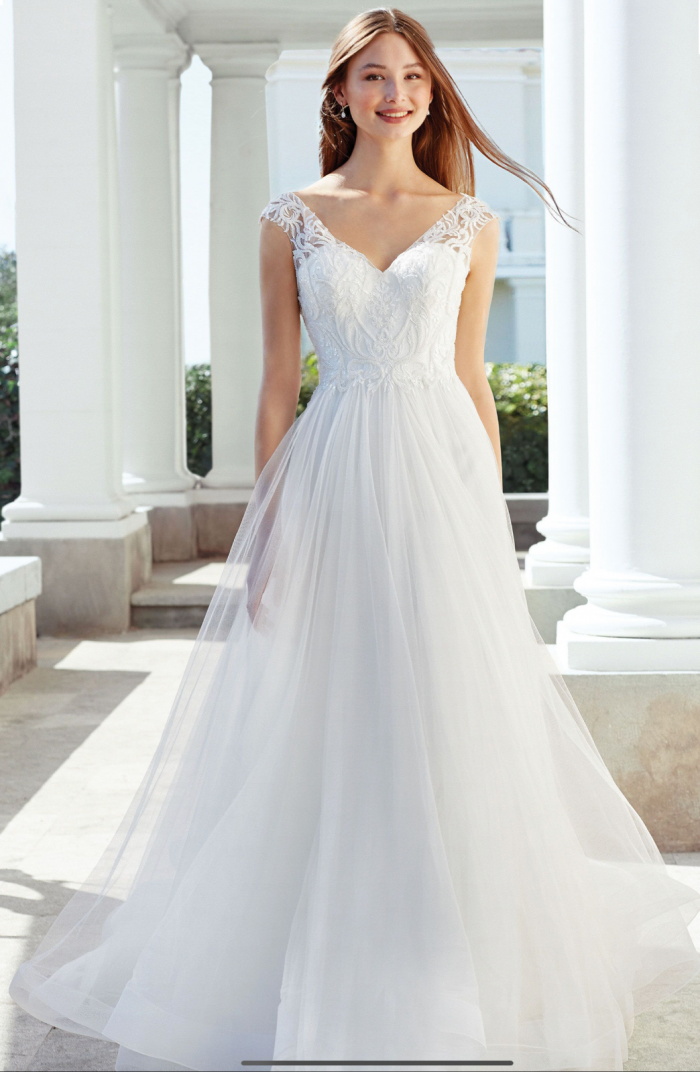 Adore Justin Alexander 11124 Beaded Lace and Tulle Gown
