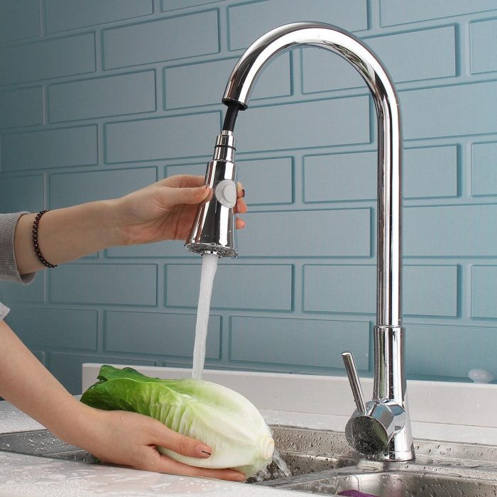 Pull Down Kitchen Faucets with Sprayer – Kitchen Faucets