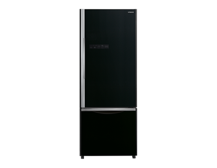 Hitachi 2 door fridge with freezer on bottom for you