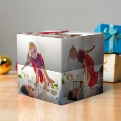 Custom Multi Photo Folding Magic DIY Rubik’s Cube Gift For Mom