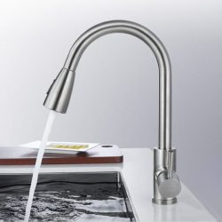 kitchen faucet with sprayer with WOWOW FAUCET
