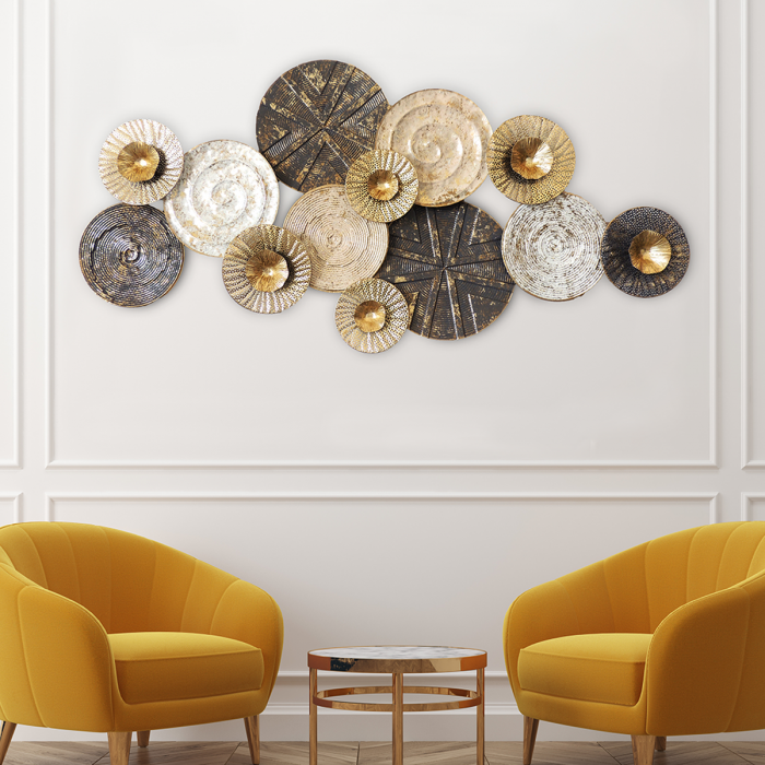 Shop colorful texture combination of Metal Wall Decor