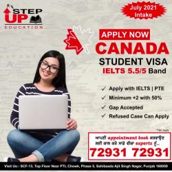 CANADA Student Visa with IELTS 5.5/5 Band