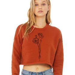 Ultra Short Cropped Sweater Sweatshirt in Spring – Womens Intimates Fashion