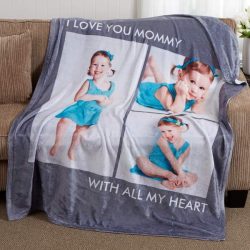 Custom Blankets Personalized Photo Blankets Custom Collage Blankets With 4