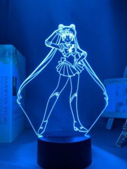 3d anime sailor moon anime lamp